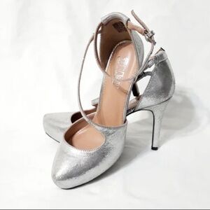 NWT Brash Silver Dressy Heels